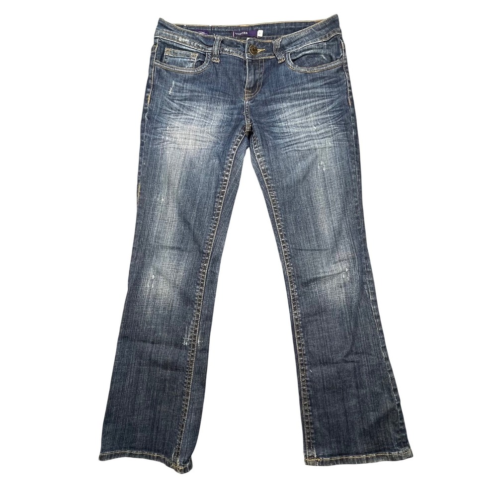 Vigoss Blue New York Boot Low Rise Bootcut Jeans Women Size 5